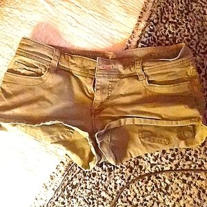 American eagle jeans shorts size 4 rinestones on pockets